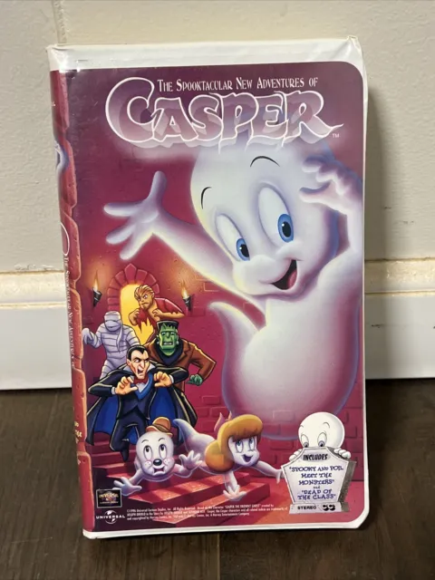 The Spooktacular New Adventures Of Casper - Spooking Bee VHS 1996 White Case