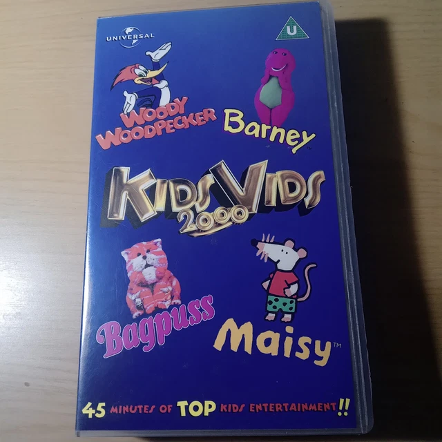 KIDS VHS VID 2000 Barney Ivor The Engine Clangers Bag Puss Woody kids-vhs-vid-2000-barney-ivor-the-engine-clangers-bag-puss-woody