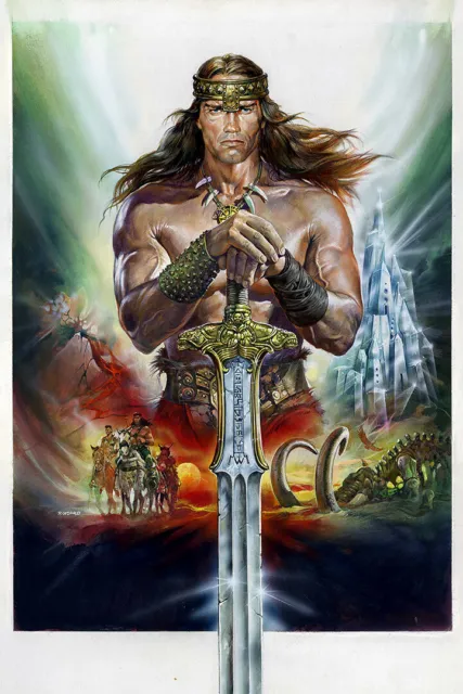 Conan The Barbarian Vintage Fantasy Movie Wall Art Home Decor - POSTER 20x30