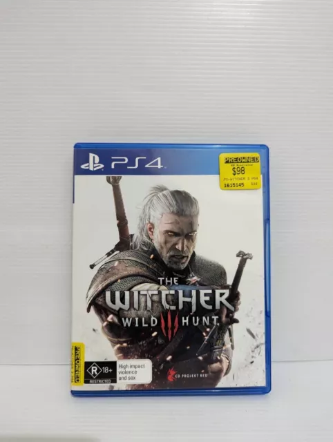 PS4 PlayStation 4 Witcher 3 Wild Hunt Japanese Games With Box Tested Genuine