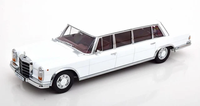 Mercedes 600 Pullman W100 1963 Bleue - Miniature KK-Scale 1/18, Métal, Collection