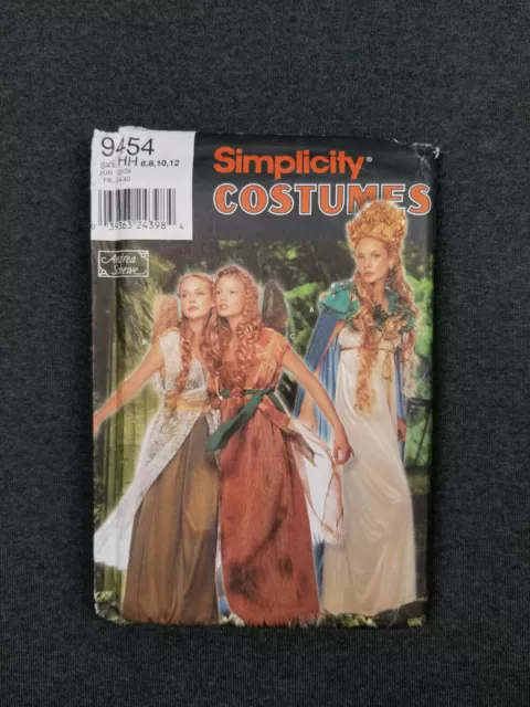 Simplicity Pattern #9454 ~ Fairy / Goddess Costume Dress ~ Misses 6-12 ~ FF/UC
