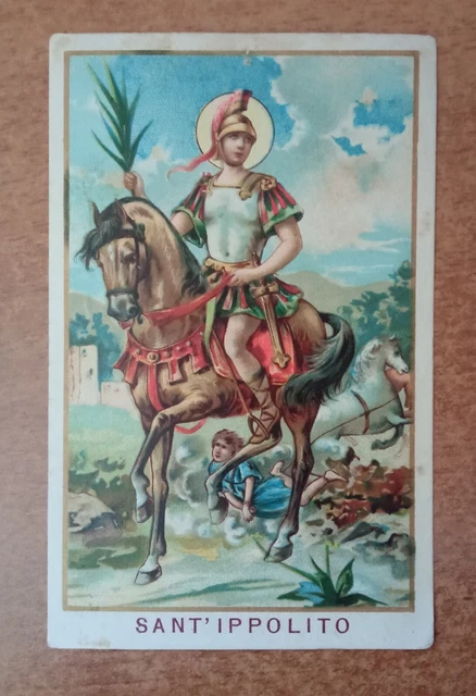 Santino Holy Card SANT' IPPOLITO Martire