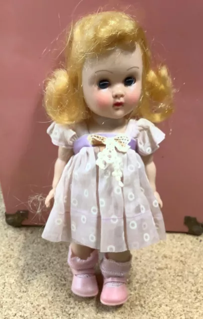 vintage 8” Ginny SLW Doll with Tagged Outfit