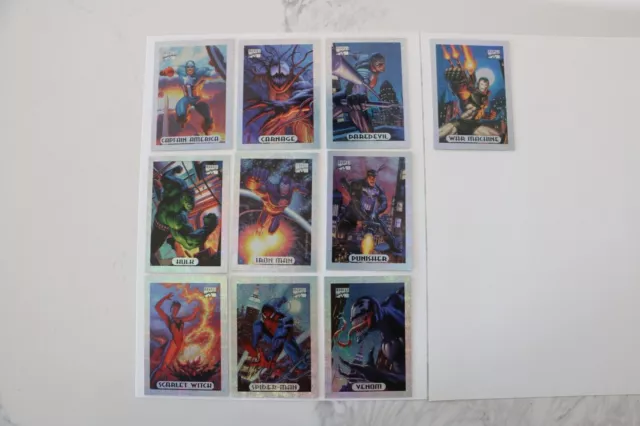 1994 Fleer Marvel Masterpieces Holofoil Card U Pick Free Shipping