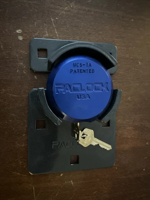 PACLOCK Hidden-Shackle Aluminum Flat Puck and Hasp Combo Kit “UCS-7A/810” Series