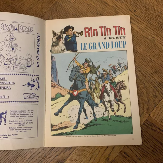 Rintintin et Rusty / album numéro 72 / Mensuel / 1976 TBE 2