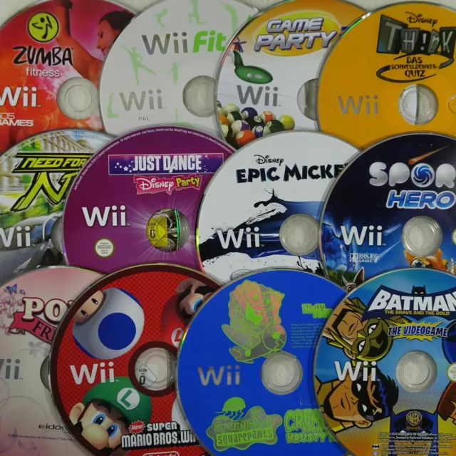 Nintendo Wii Spiele Klassiker PAL Spiel Game nur Disc frei wählbar