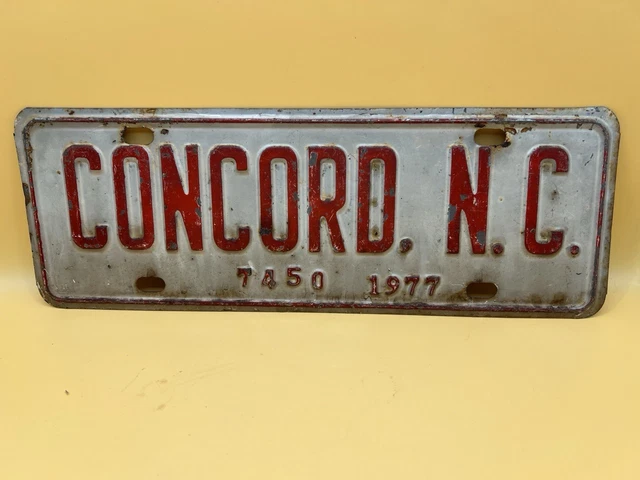 US North Carolina, License Plates, Automobilia, Transportation