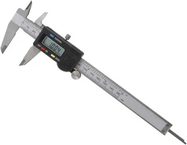 6" Digital Caliper - Metric and SAE with Case!