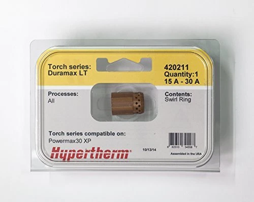 Hypertherm 420211 Swirl Ring for Powermax30 XP