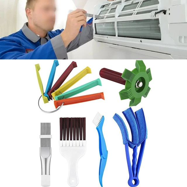 Climatiseur aileron outil brosse outil propre ensemble peigne évaporateur répa