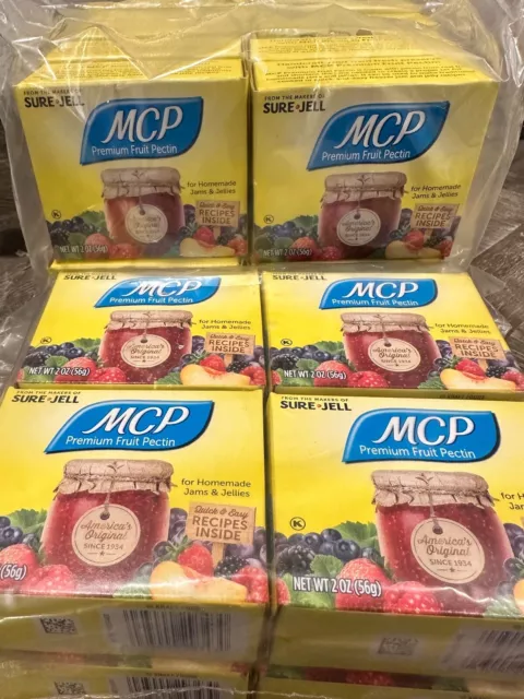 Sure Jell MCP Premium Fruit Pectin 2 oz Per Box Lot of 24 Exp APRIL  2024 2