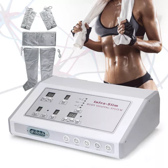 Máquina de drenaje linfático masaje adelgazante corporal presoterapia spa de 1 a 7 niveles