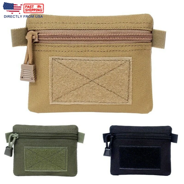 Tactical Molle Pouch Belt Waist Bag Coin Purse Utility EDC Tool Organizer Pocket