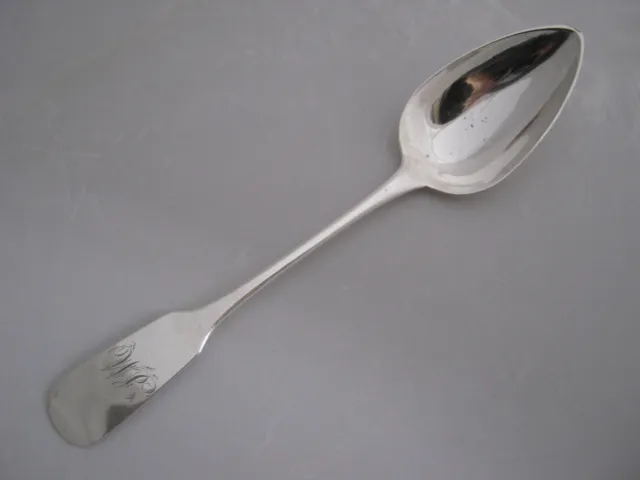 Scottish Provincial silver serving or table spoon Perth c.1800 William Ritchie?