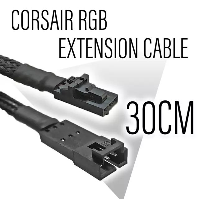 Corsair Iluminación Nodos Pro / Comandante LS100 RGB Extensión Adaptador (30cm)