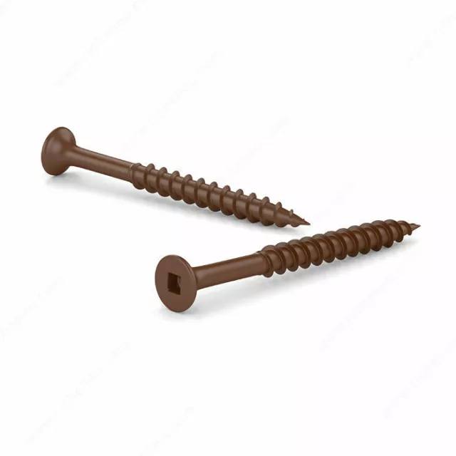 Enviro Deck9x 2-1/2", Green Treated or Tan wood  Square Drive Type-17 Screws ACQ