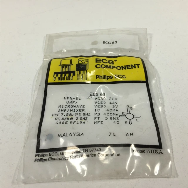 Lot De 20 Transistors MPSA18 NPN Silicium - Gain élevé, Faible Bruit - Neufs, Motorola