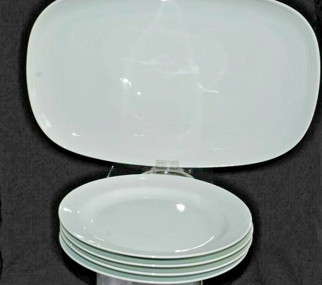 Arzberg Hutschenreuther Gruppe Germany Lot Oval Platter & 5 Bread Butter Plates