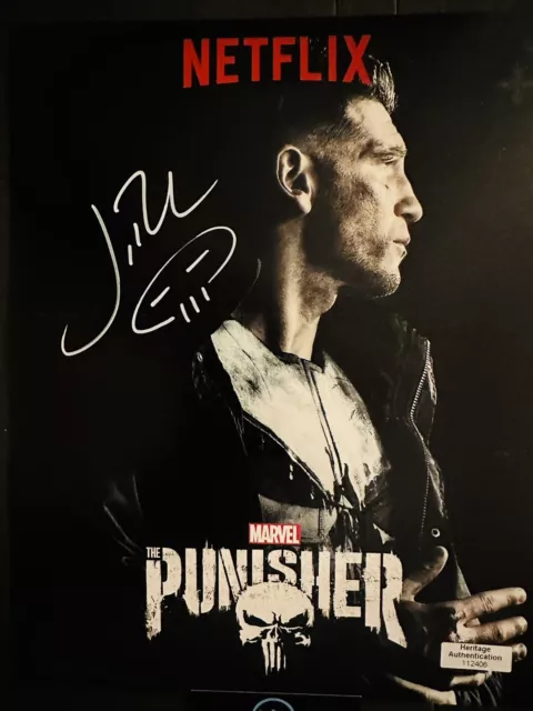 Jon Bernthal Marvel Punisher Signed 8x10 Photo w/COA (Heritage)