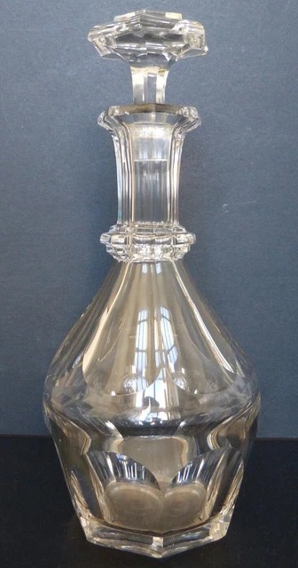 Carafe à Vin Modèle Ecaille En Cristal De Baccarat - Très Bon état