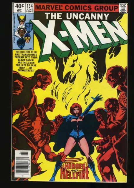 X-Men #134 NM 9.4 Newsstand Variant 1st Dark Phoenix! Hellfire Club! Marvel 1980