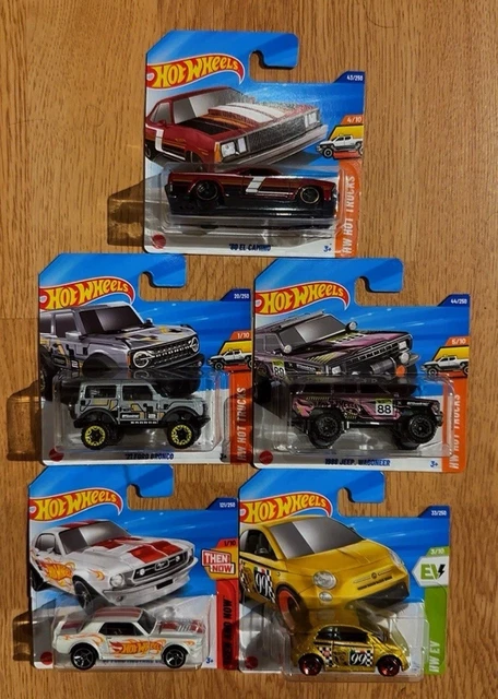 Chase Porsche 2025 Lot De 6 Voitures Hot Wheels 2025 Silver Series