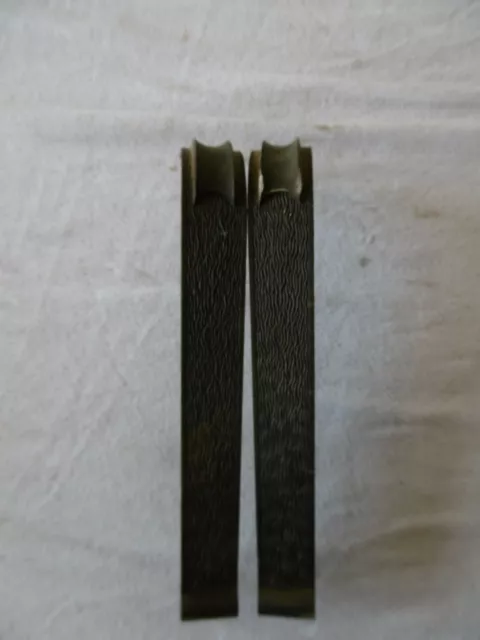 Antike Griffe Wellengriffe Welle Schrankgriffe Schraubenlöcher ca. 19 cm
