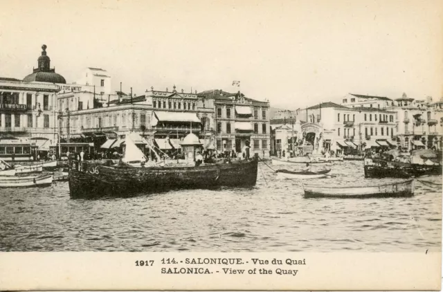 Cp / Postcard / Ελλάδα / Greece / Grece / Salonique Vue Du Port