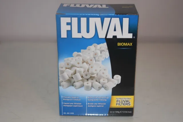 Aquarium Fluval Biomax Filtre Média Anneaux 500g Convient pour Tous