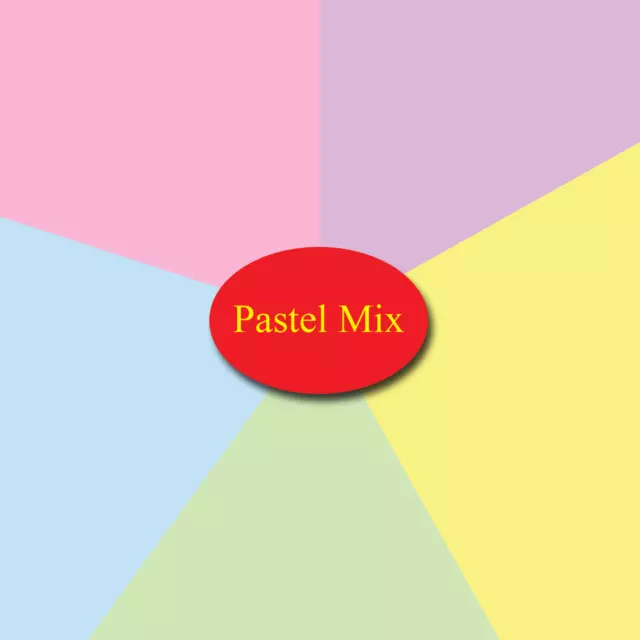 Craft Card  - Pastel Colours - 160g A4 Assorted Pastel Colours - 40 Sheets Pack