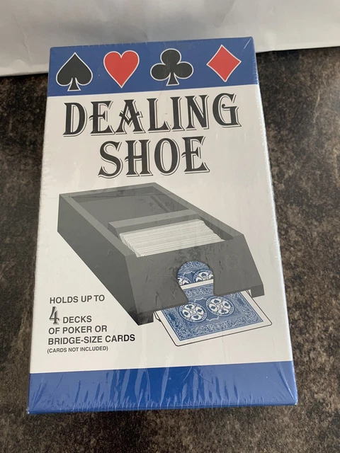 Jax PLAYING CARD DEALING SHOE - Holds 4 Decks (not included) - 1991 Model 5005