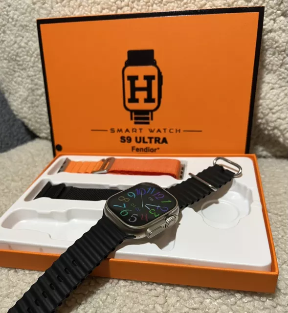 Fendior Smart Watch S9 Ultra 49MM with 3 Pairs Strap