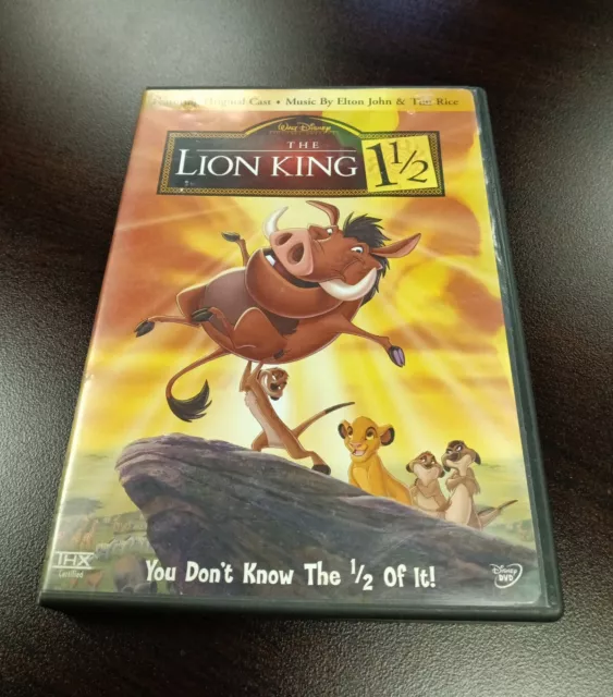 The Lion king 1 1/2 DVD Adventure Comedy 2004 G Walt Disney Fast Shipping Movie
