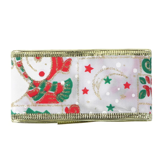 1 pc christmas tree bows Baum Dekoration Band Dekorative Glitter Band Weihnachte