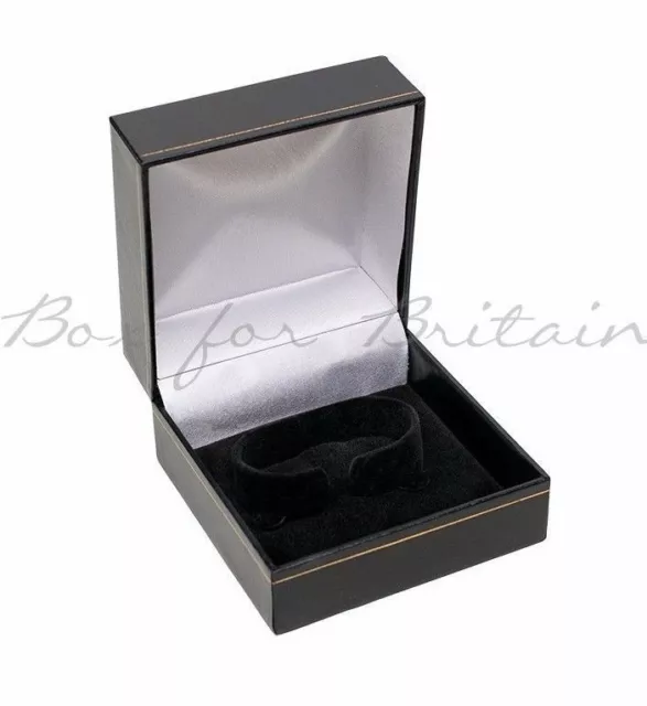 Classic Leatherette Jewellery Boxes Ring Bracelet Bangle Watch Necklace pendant