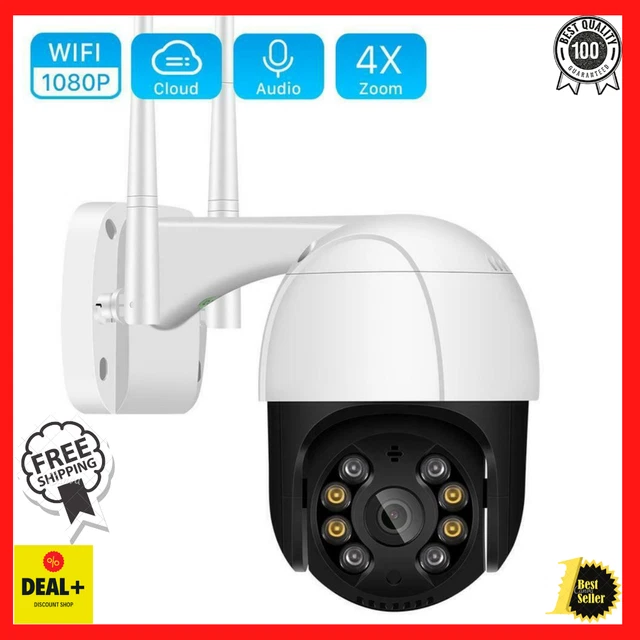 Telecamera IP WIFI 1080p Zoom digitale 4x esterno Ai Human Detect Sicurezza...