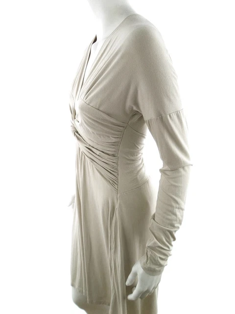 Twin set Simona Barbieri T. M Beige Robe de bal de soirée Manche Longue Poches V 2