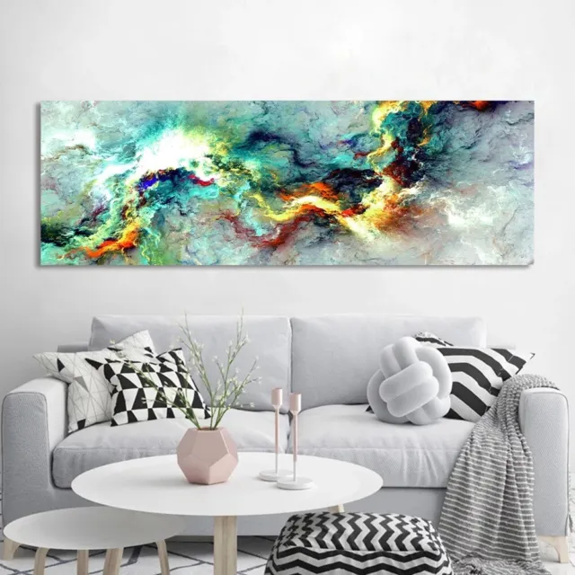Abstract Green Clouds Posters and Prints Canvas Painting Canvas Mural Wall Art