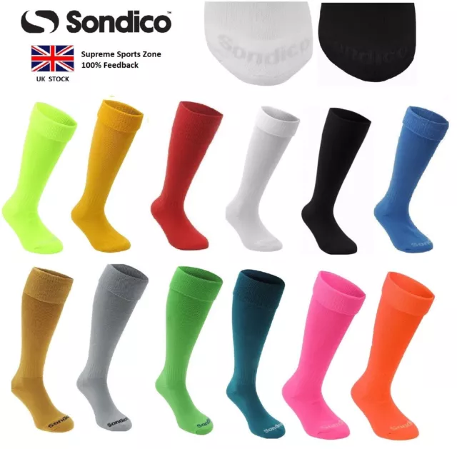 SONDICO Branded Football Socks - Junior Kids Children's Mens Boys - Rugby/Sports