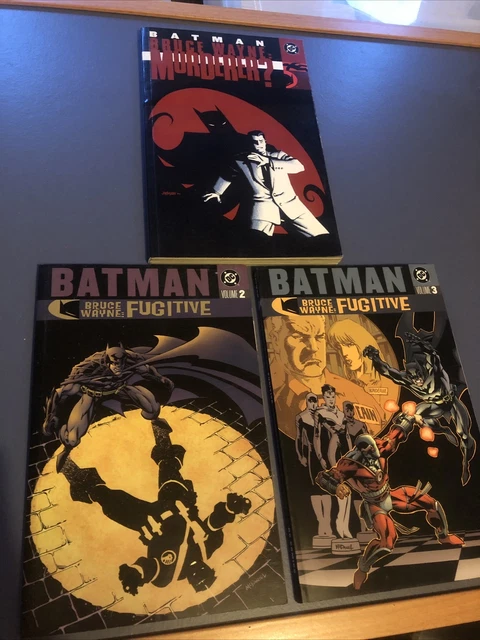 BATMAN BRUCE WAYNE Murderer & Fugitive Volume 2 & 3 Graphic