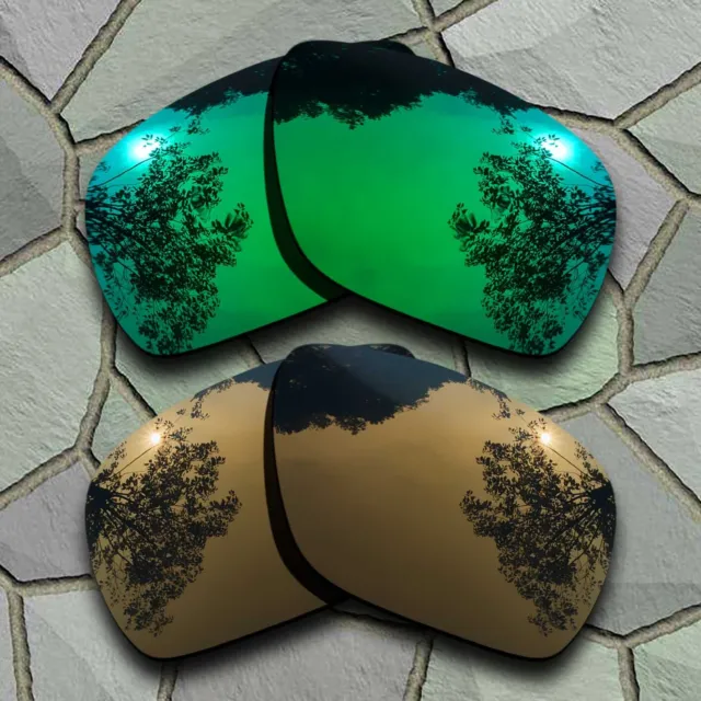 Jade Green&Bronze Copper Polarized Lenses Replacement For-Oakley Dispatch 1