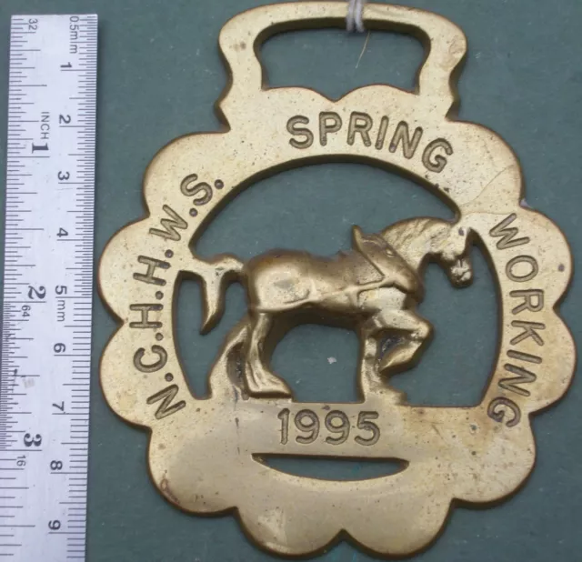 KB Horse Brass: NCHHWS, Spring Working 1995, Free P&P, Keegan Baldwin cast