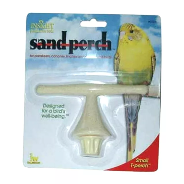 JW Sand T Perch Small Bird Cage Accessory Budgie Parrot Toy Nail Claw Small