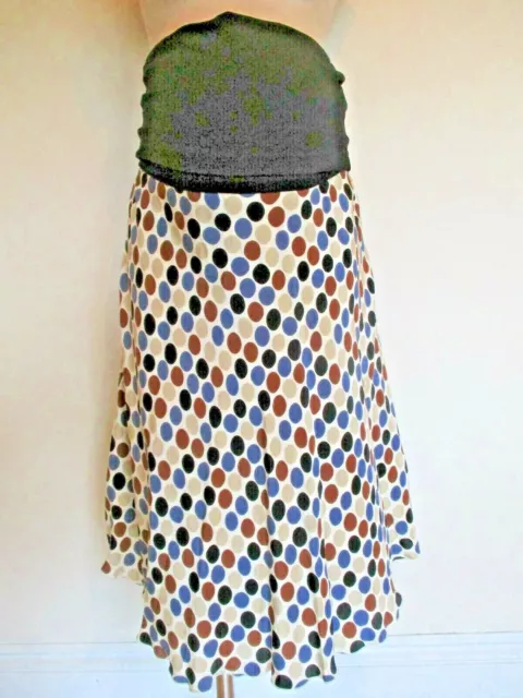Arabella B Maternity Smart Polkadot Flare Skirt Size 8 10 12 14 Bnwt