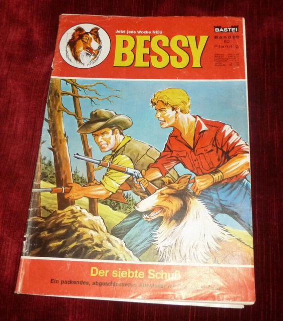 BESSY COMIC HEFT Nr. 68 Bastei Verlag 80 Pf, Werbung Automobil BMW Glas ...