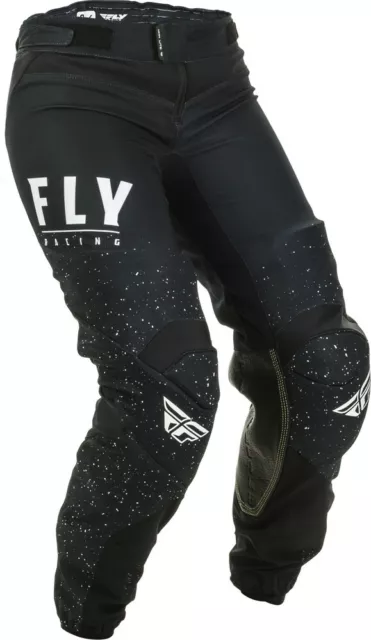 Fly Racing Womens Black/White Lite Dirt Bike Pants MX ATV 2020