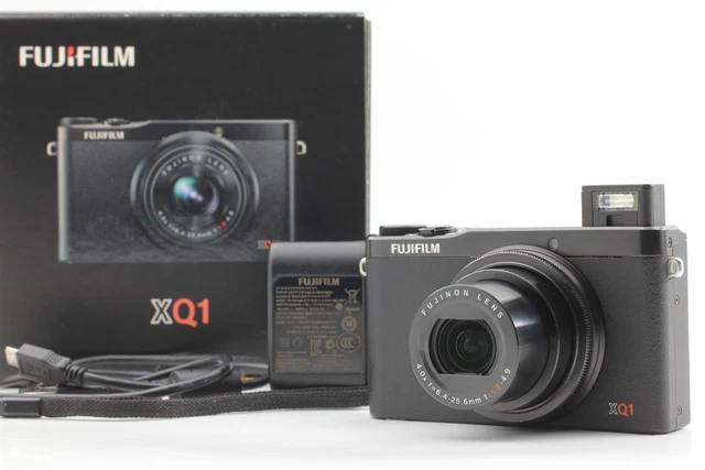 [Near MINT in Box] FUJIFILM XQ1 BLACK 12.0MP WI-FI DIGITAL CAMERA From JAPAN