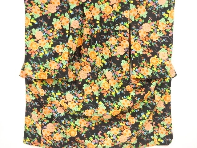 01585# Japanese Kimono / Kimono For Girls / Floral Plant